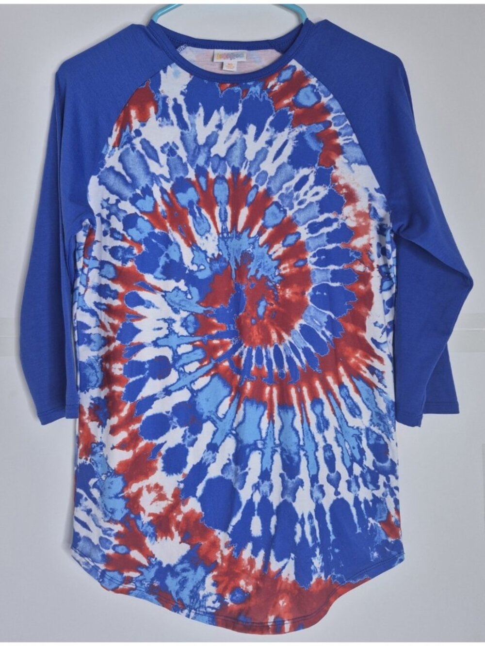 Lularoe Tie-Dye 3/4 Sleeve Tunic Top Women's Size XS